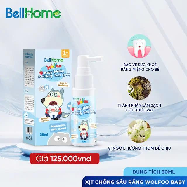 Xịt Chống Sâu Răng Thảo Dược Wolfoo Baby 30ml
