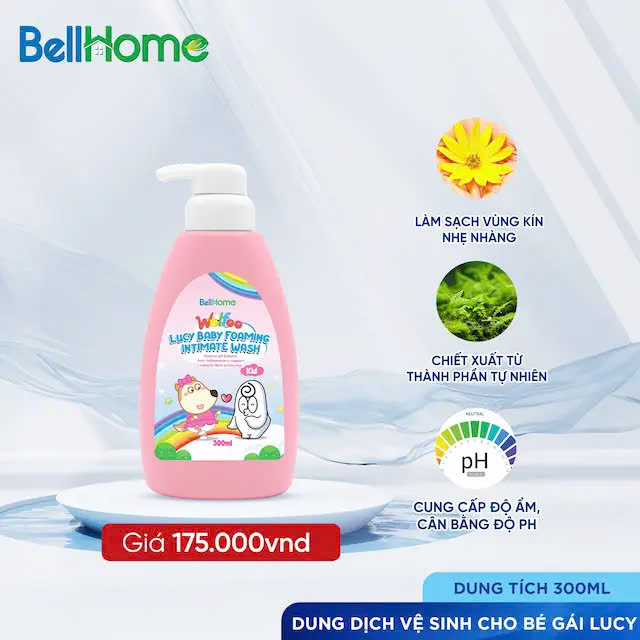 Dung Dịch Vệ Sinh Cho Bé Gái Lucy 300ml